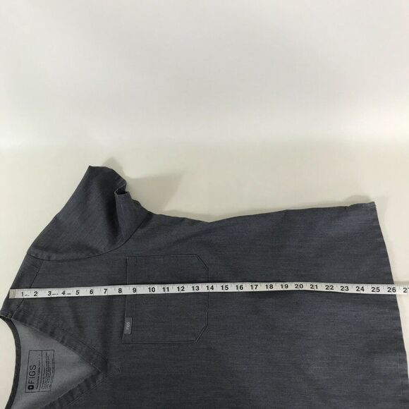 FIGS Catarina One-Pocket Scrub Top Women’s Large Gray Uniform Medical Healthcare - Picture 8 of 12